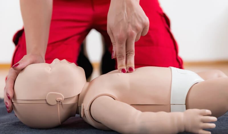 CPR first aid for helpers